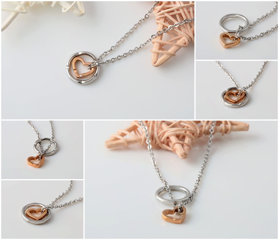 Fashion heart-shaped lady Necklace