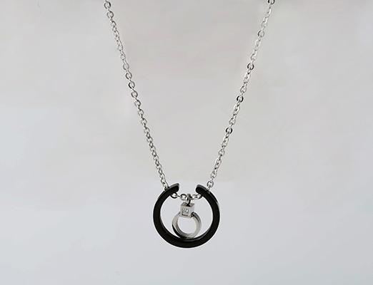 Steel necklace sample