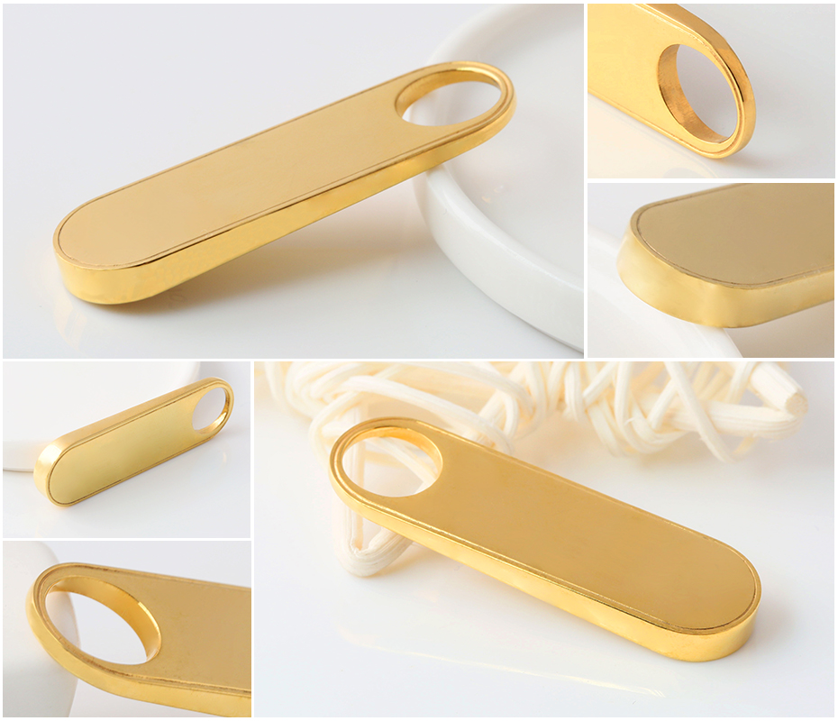K gold zipper handle