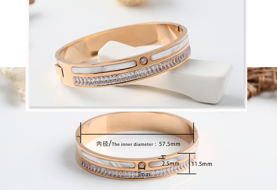 Square diamond bracelet