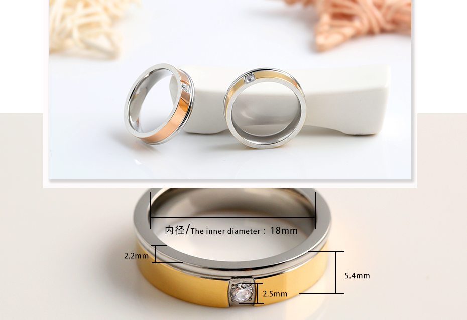 Single diamond ring