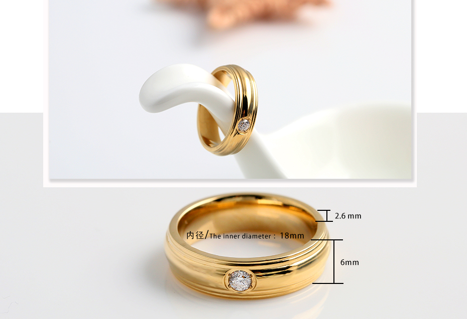Single diamond ring