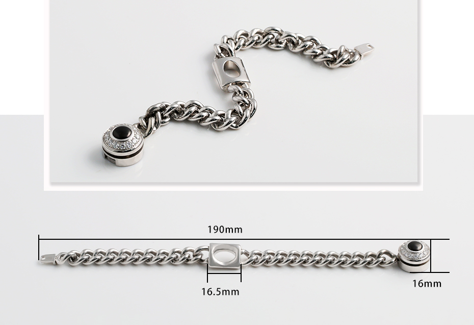 Stainless steel trend bracelet