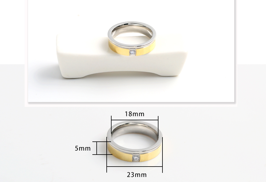 Simple diamond ring