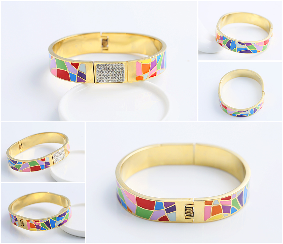 Seven colored bracelets