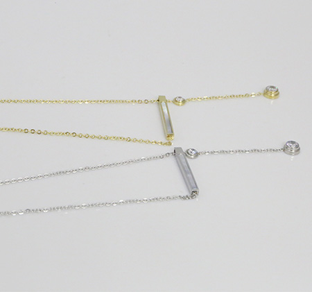 Steel necklace sample