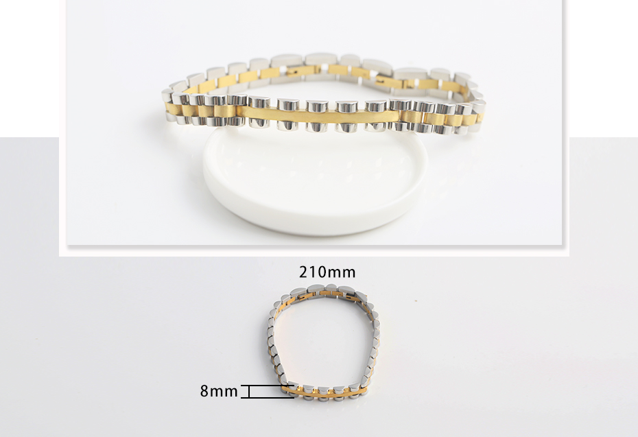 Fashion curved strap bracelet