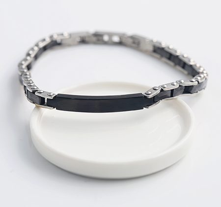 Steel bracelet sample