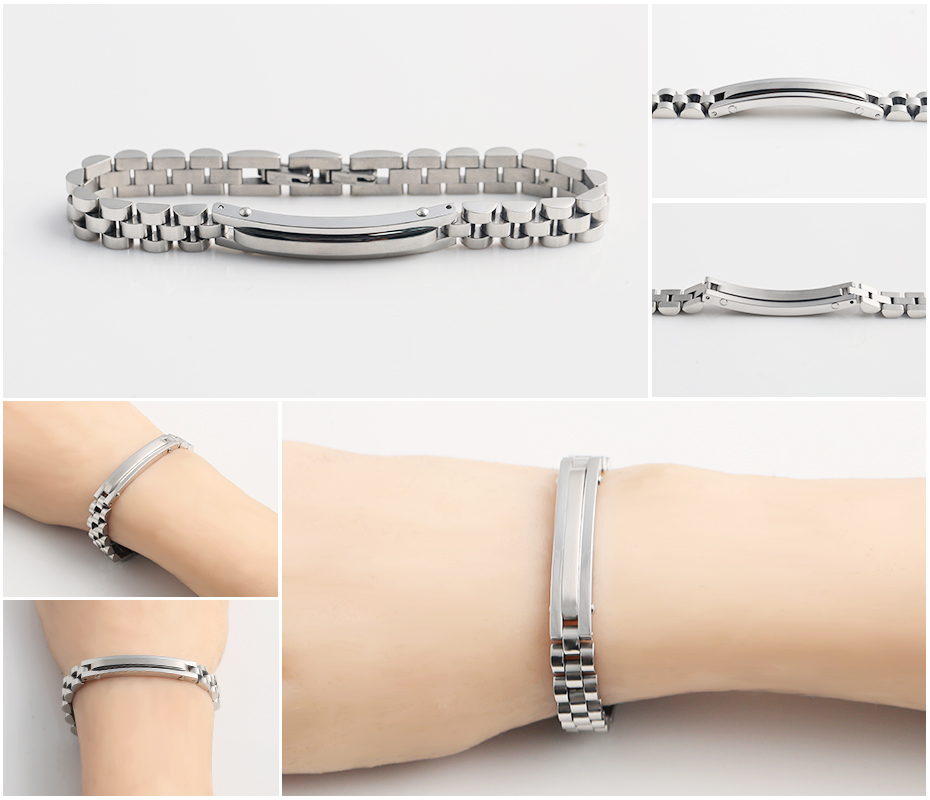 European and American new stainless steel bracelet