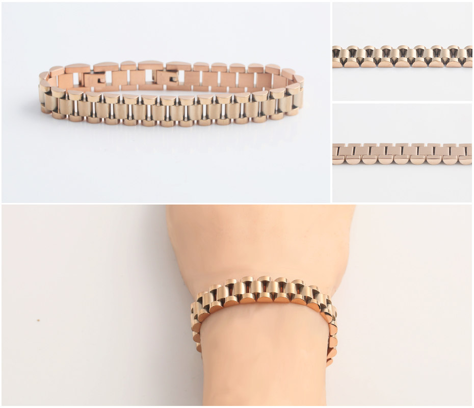 Rose gold fashion bracelet