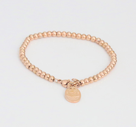 Trend K gold bead bracelet