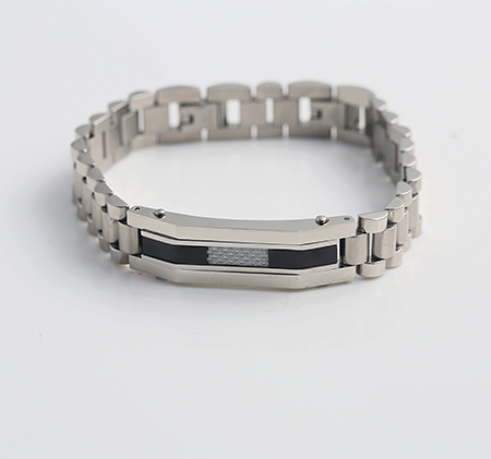 Fashion titanium steel trapezoidal bracelet