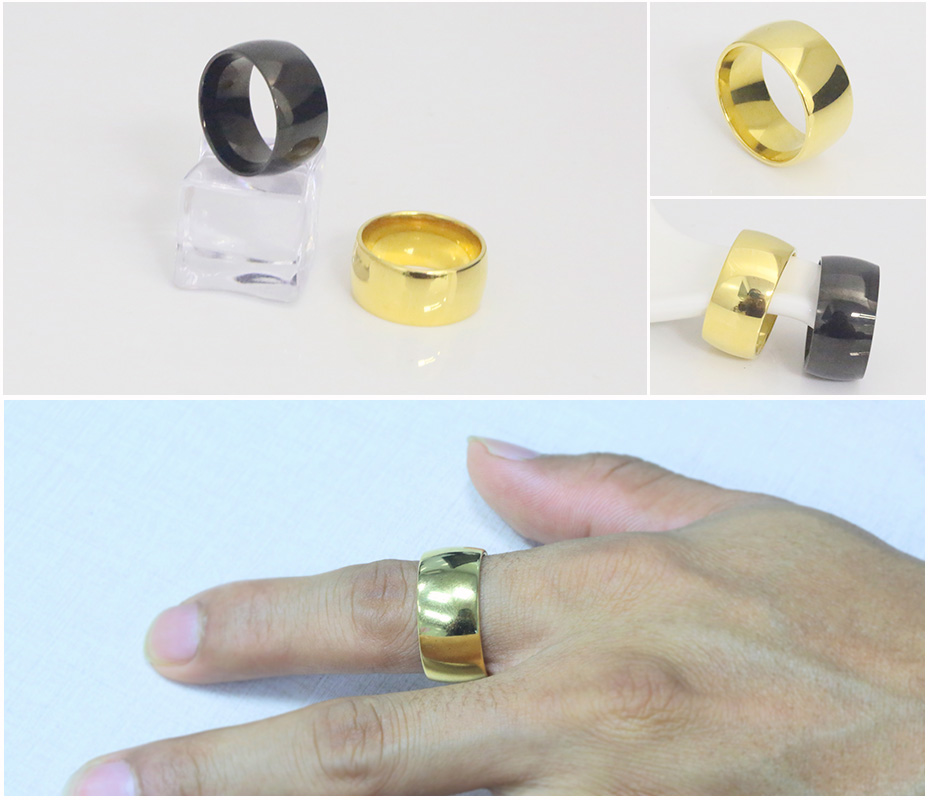 Fashion titanium steel ring
