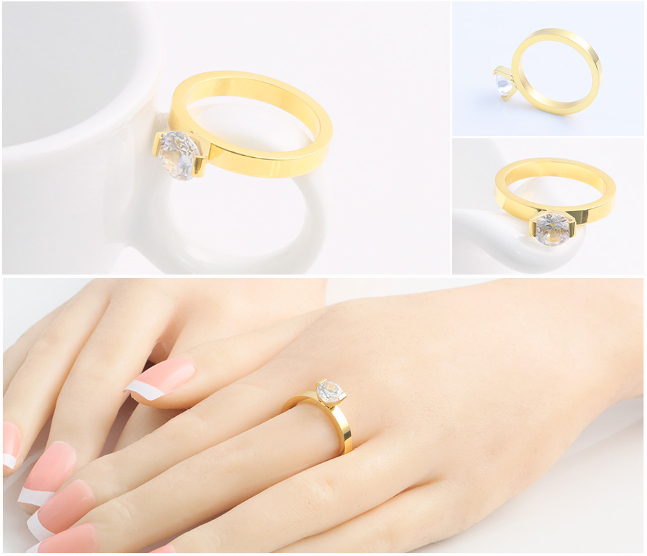 Fashion Crown Diamond Ring