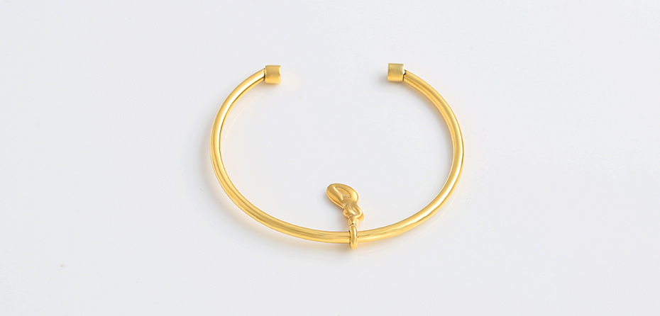 Personality gold sliding bracelet