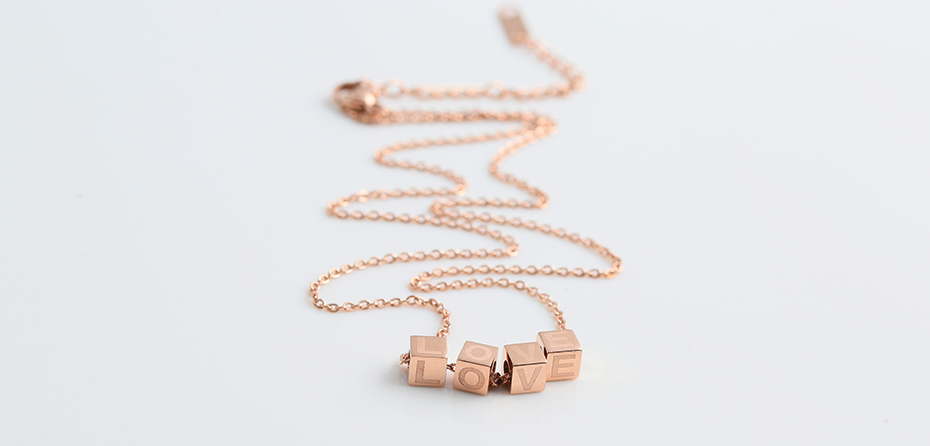 LOVE Cube Necklace
