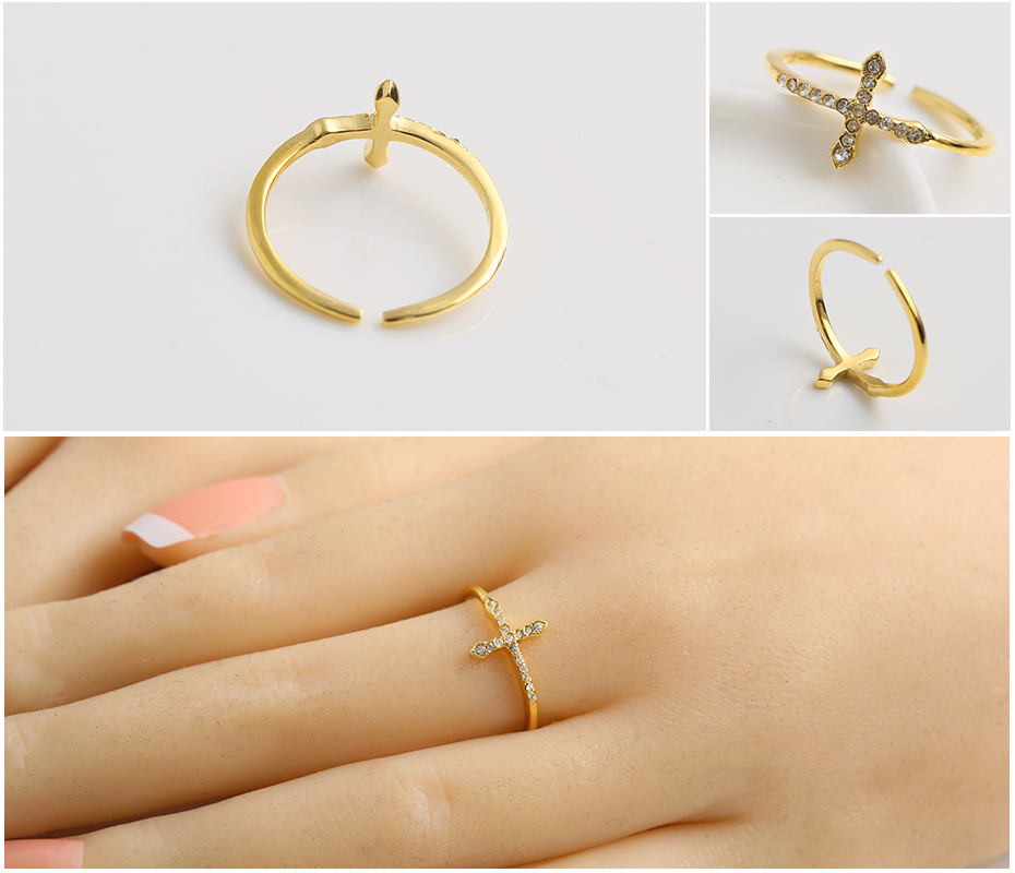 New style cross ring