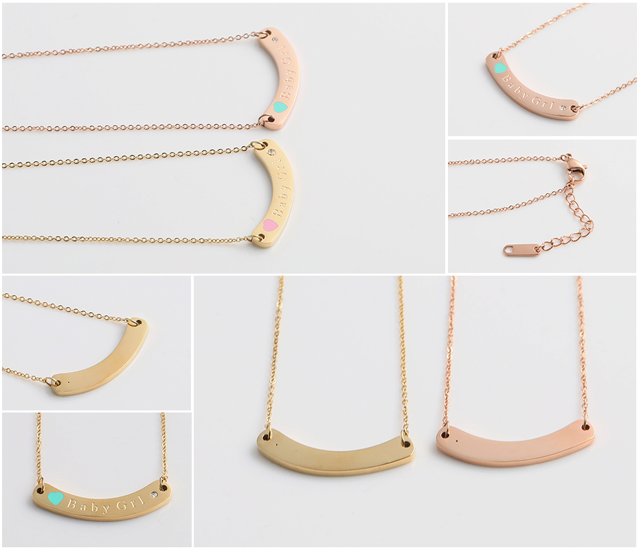 Fashion curved necklace