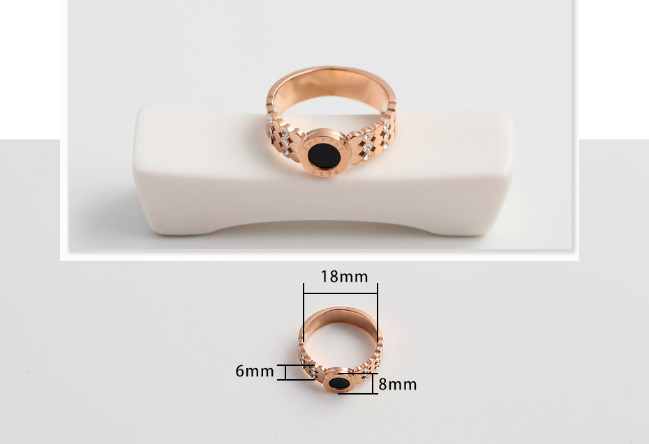Diamond inlay ring
