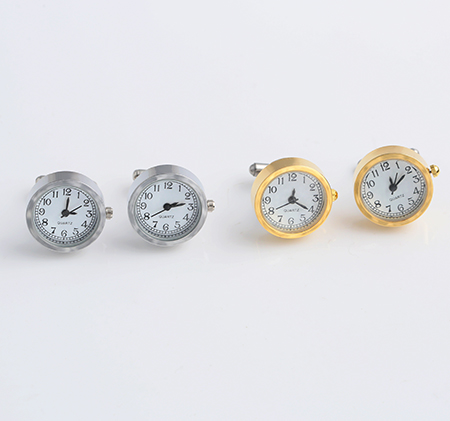Mini small clock cufflinks