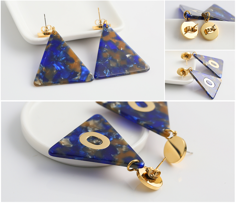 Fashion triangle earrings