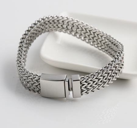 Men's Titanium Steel Snake Bracelet