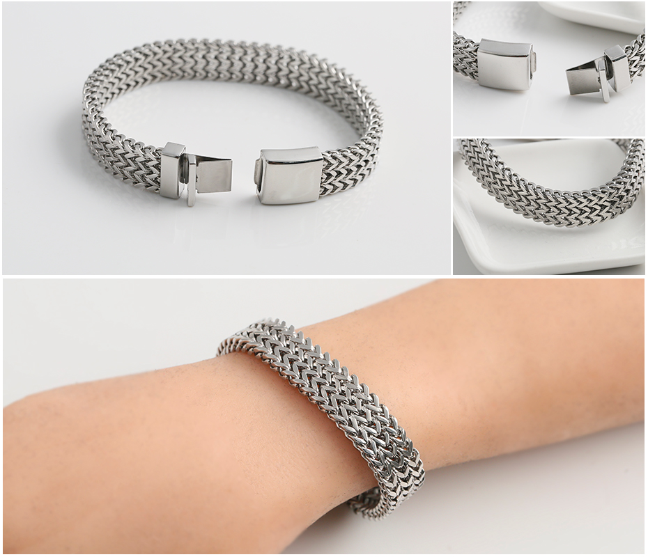 Men's Titanium Steel Snake Bracelet