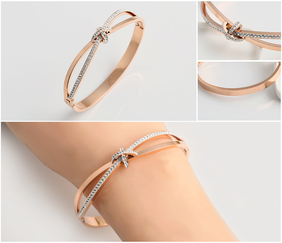 Bow-shaped bracelet