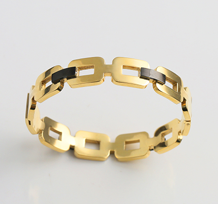 Fashion K gold stainless steel bracelet